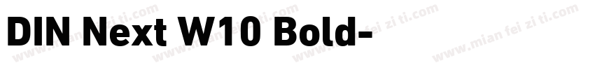 DIN Next W10 Bold字体转换